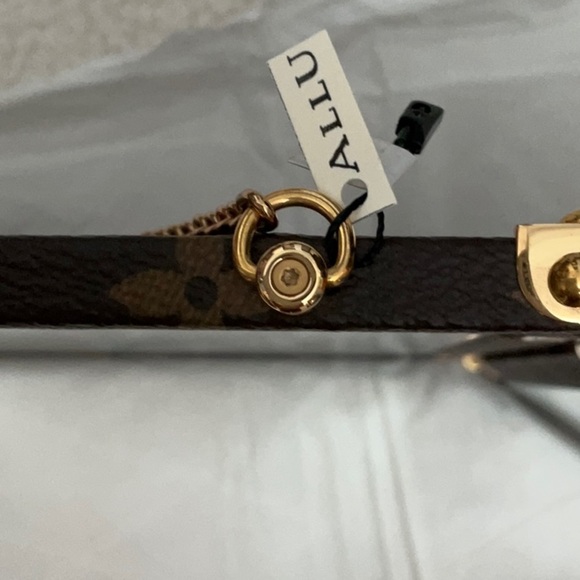 ❌SOLD❌Louis Vuitton Mirror PVC Brown three-sided mirror GI0554 home mirror trunk - Picture 7 of 11